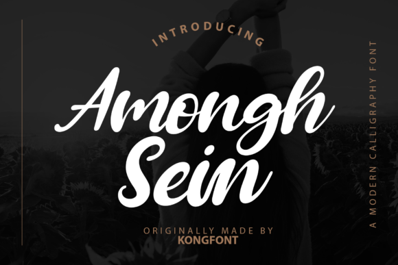 Amongh Sein Font: Playful Handwritten Script for Small Business Branding