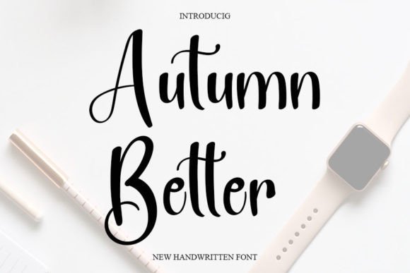 Autumn Batter: A Delicate Script Font for Handmade Creators