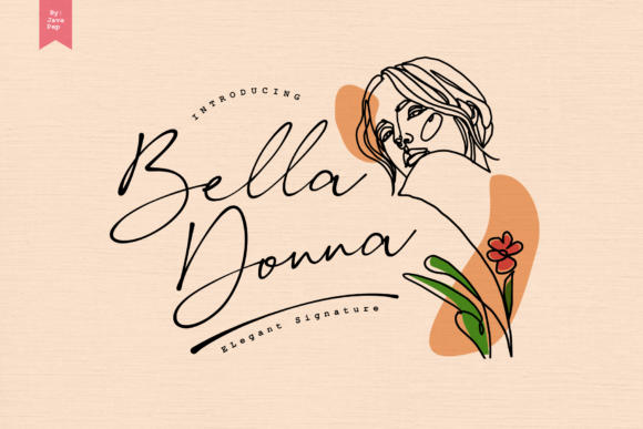 Bella Donna: A Script Handwritten Font for Creative Makers