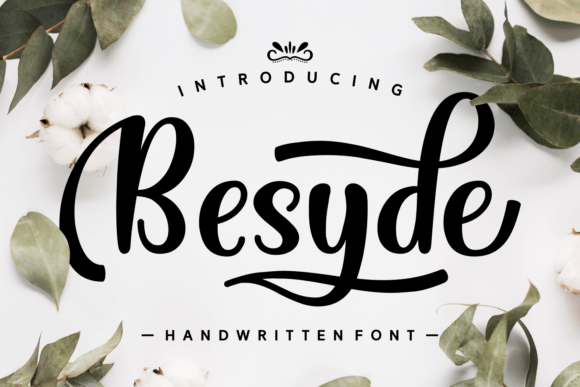 Besyde: A Script Handwritten Font for Elegance and Branding