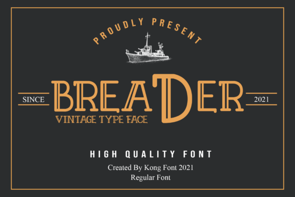 Breader: A Vintage Handwritten Script Font for Playful Editorial Design