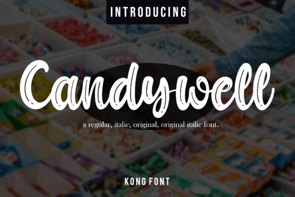 Candywell: A Playful Handwritten Script Font for Creative Projects