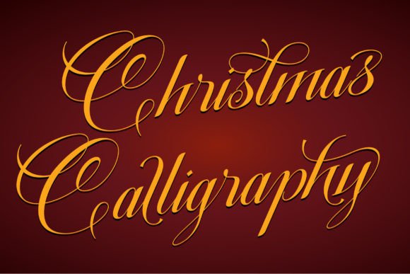 Christmas Calligraphy: A Timeless Script Font for Web Design