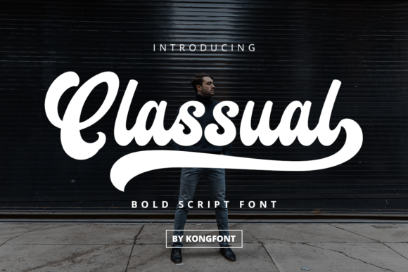 Classual Font: Playful Handwritten Script for Small Business Branding