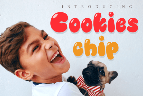 Cookies Chip Font: A Playful, Chubby Handwritten Typeface