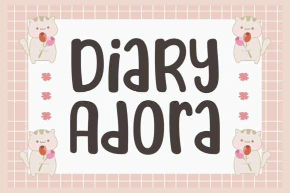 Diary Adora: A Sweet Script Font for Branding and Design