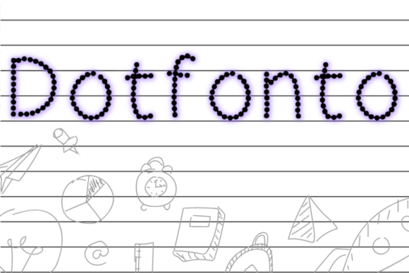 Dotfonto: A Dotted Font for Playful Branding and Learning
