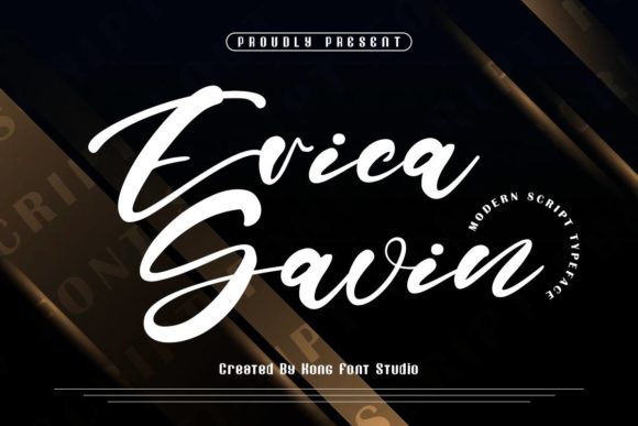 Erica Gavin Script Font for Handmade Labels & Creative Branding