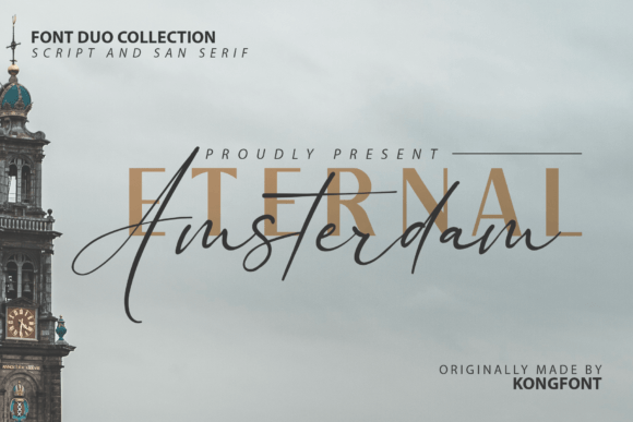 Eternal Amsterdam Font for Playful Brand Campaigns