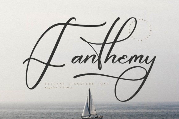Fanthemy: A Script Handwritten Font for Creative Crafters