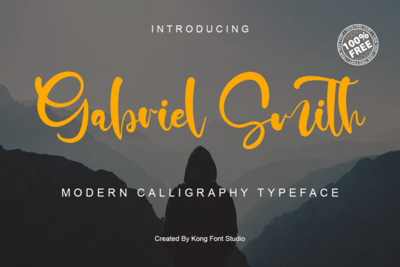 Gabriel Smith: A Delicate Script Font for Thoughtful Design