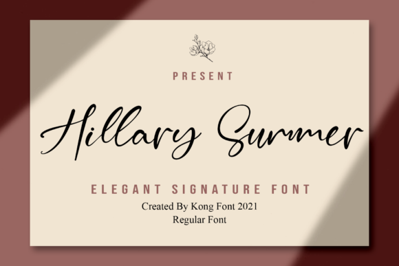 Hillary Summer: A Playful Handwritten Script Font for Thoughtful Design