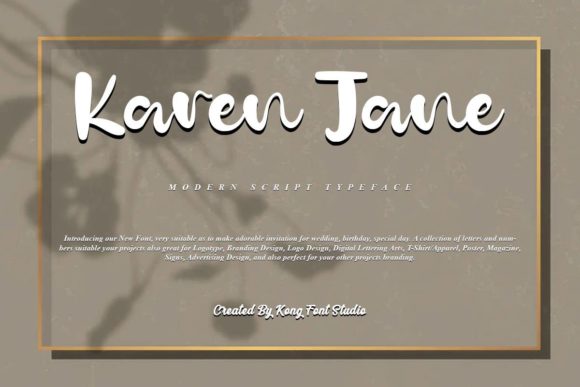 Karen Jane: A Playful Handwritten Font for Scroll-Stopping Marketing
