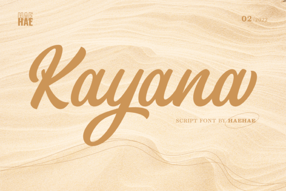 Kayana: A Script Handwritten Font for Modern Branding