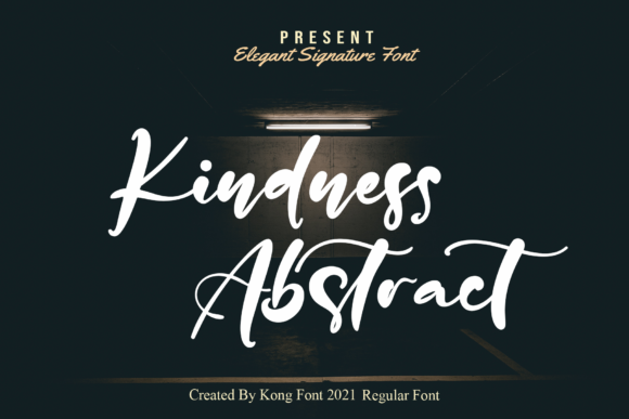 Kindness Abstract Font for Editorial Design