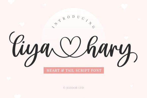 Liya Hary: A Romantic Script Font for Editorial Elegance