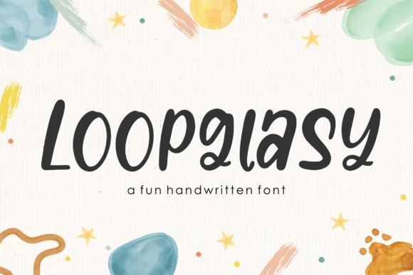 Loopglasy: A Playful Font for Dynamic Campaigns