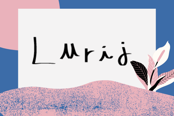 Lurij: A Handwritten Font for Creative Web Design