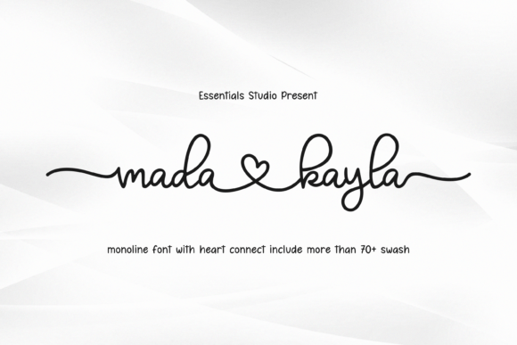 Mada Kayla: A Beautiful Script Handwritten Font for Designers