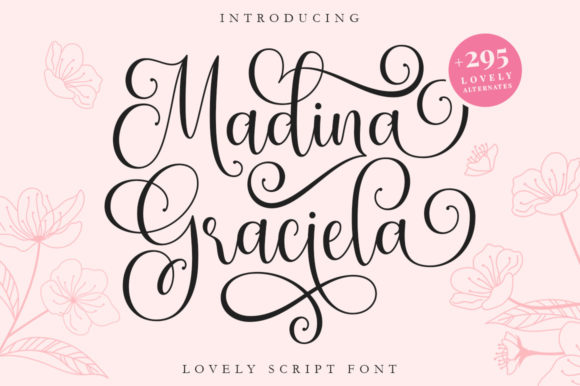 Madina Graciela: A Script Handwritten Font for Modern Branding and Design