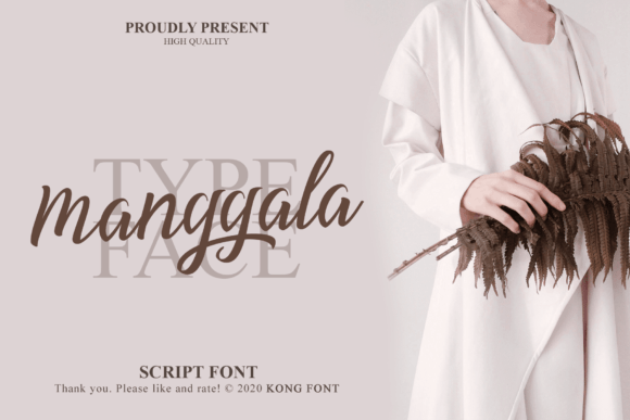 Manggala Handwritten Font for Small Business Branding