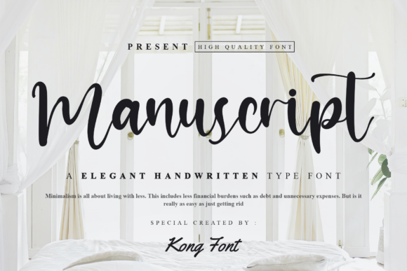 Manuscript Font: Playful Handwritten Script for Scroll-Stopping Brand Content