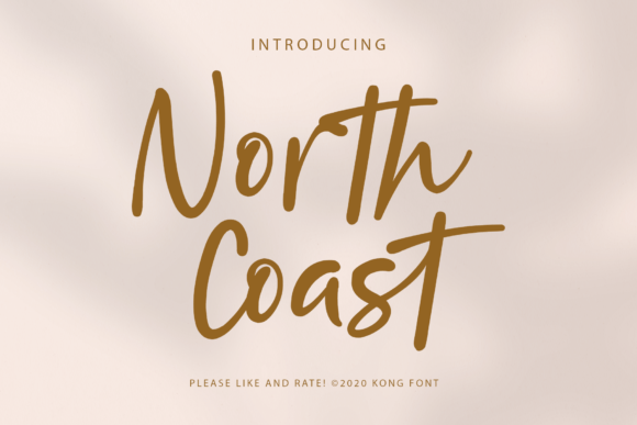 North Coast Handwritten Script Font for Crafters