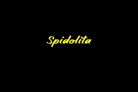 Spidolita Font: Delicate Script for Handmade Invitations & Merchandise
