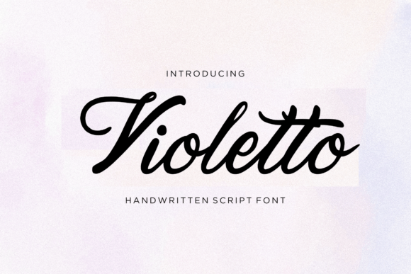 Violetto: A Script Handwritten Font for Modern Web Design