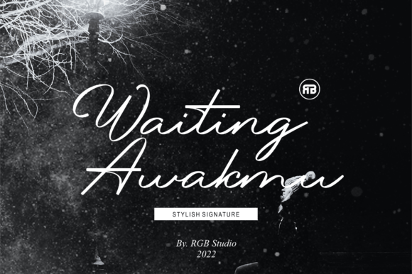 Waiting Awakmu: A Classy Handwritten Font for Editorial Design